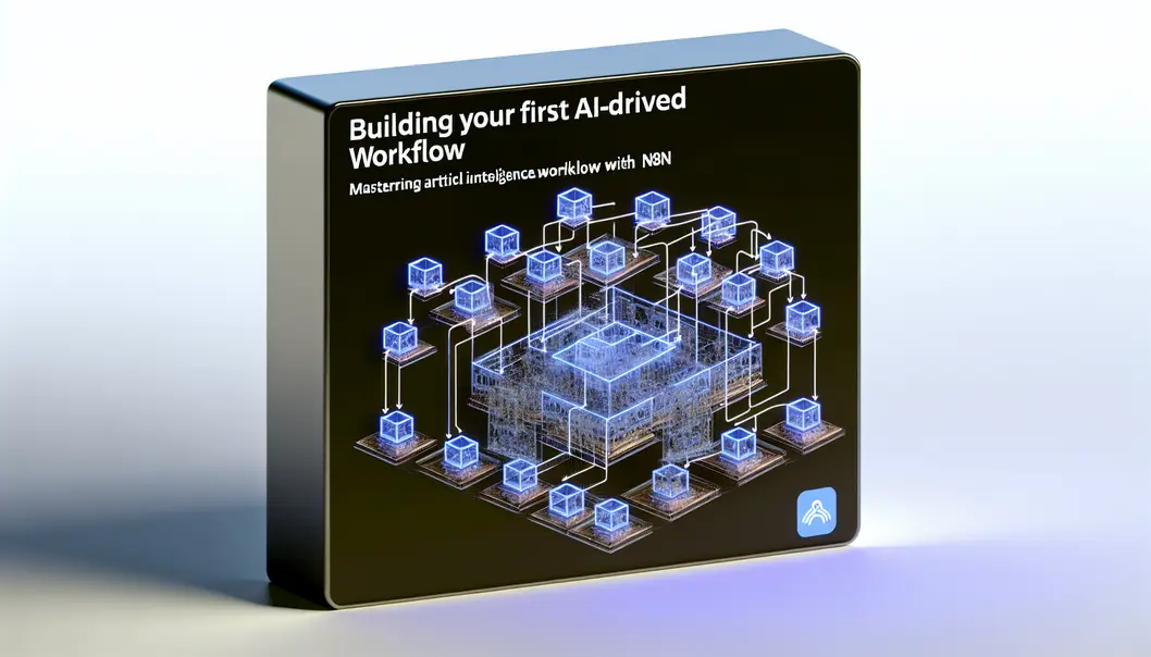 n8n interface showcasing an AI automation workflow.