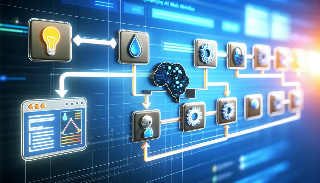 n8n interface showcasing an AI automation workflow.