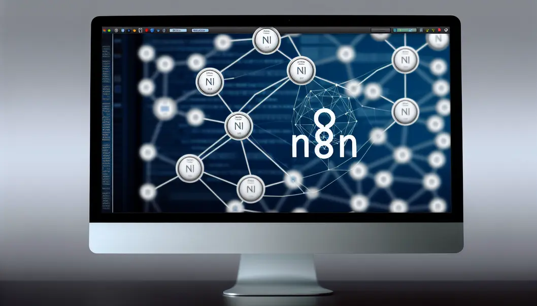 n8n interface showcasing an AI automation workflow.