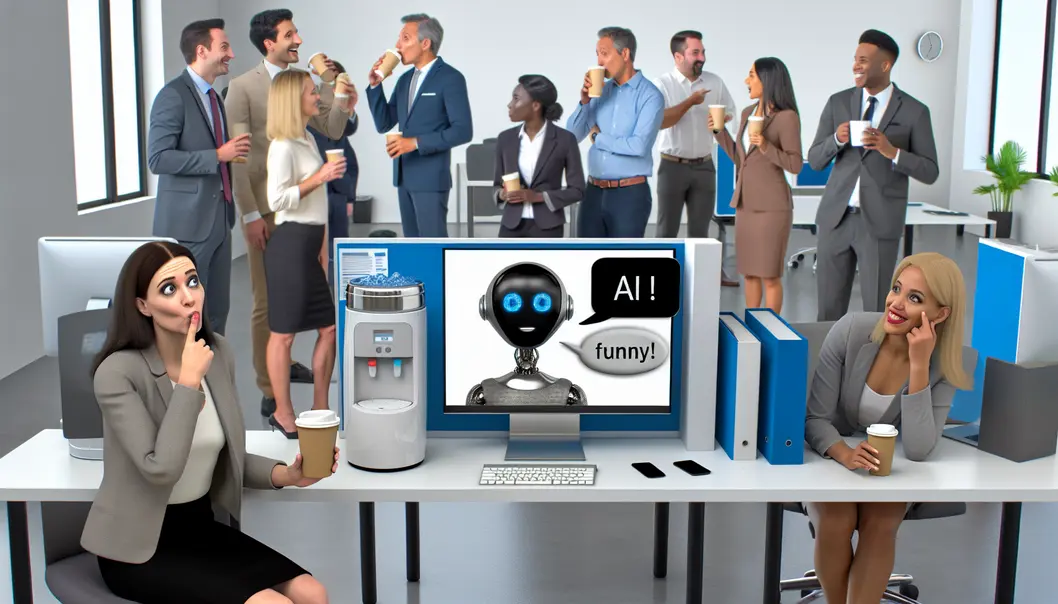 Virtual assistants bring humor to the workplace.