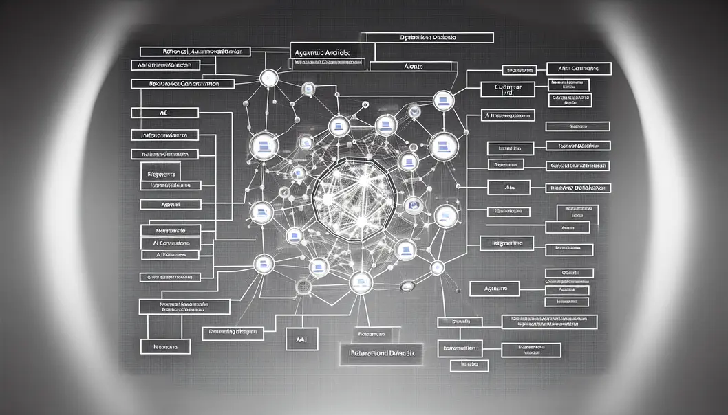 Illustration of the intricate architecture of Agentic RAG.