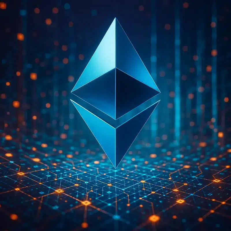 Visualizing Ethereum’s transition into Ethereum 2.0, symbolizing new blockchain horizons.