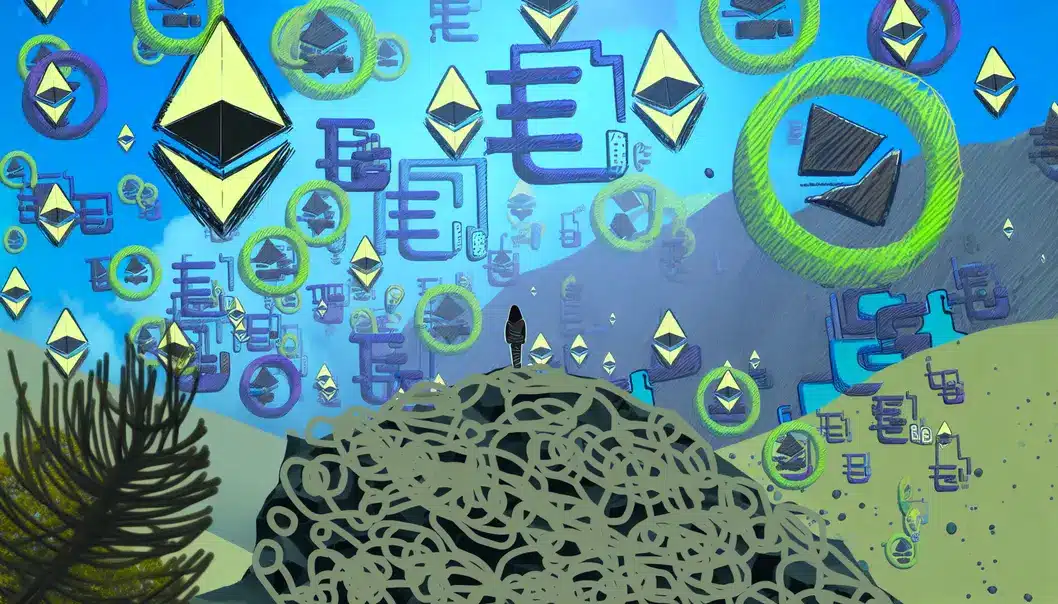 Futuristic Ethereum-powered city showcasing Layer 2’s integration.