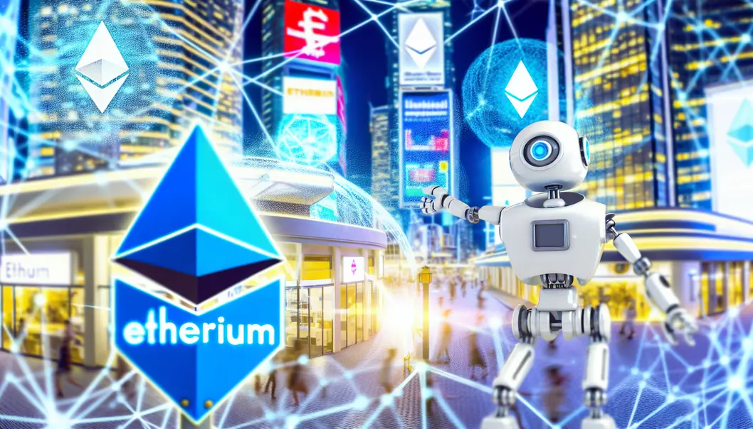 Futuristic Ethereum-powered city showcasing Layer 2’s integration.