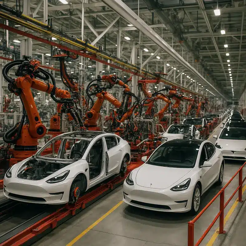 Tesla’s strategic expansion with Gigafactories in the U.S. aligned with economic policies during Trump’s era.